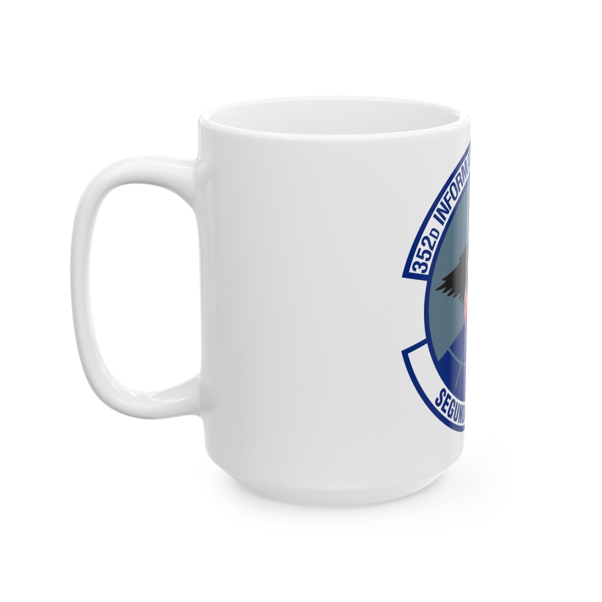 352d Information Operations Squadron (U.S. Air Force) White Coffee Mug-The Sticker Space