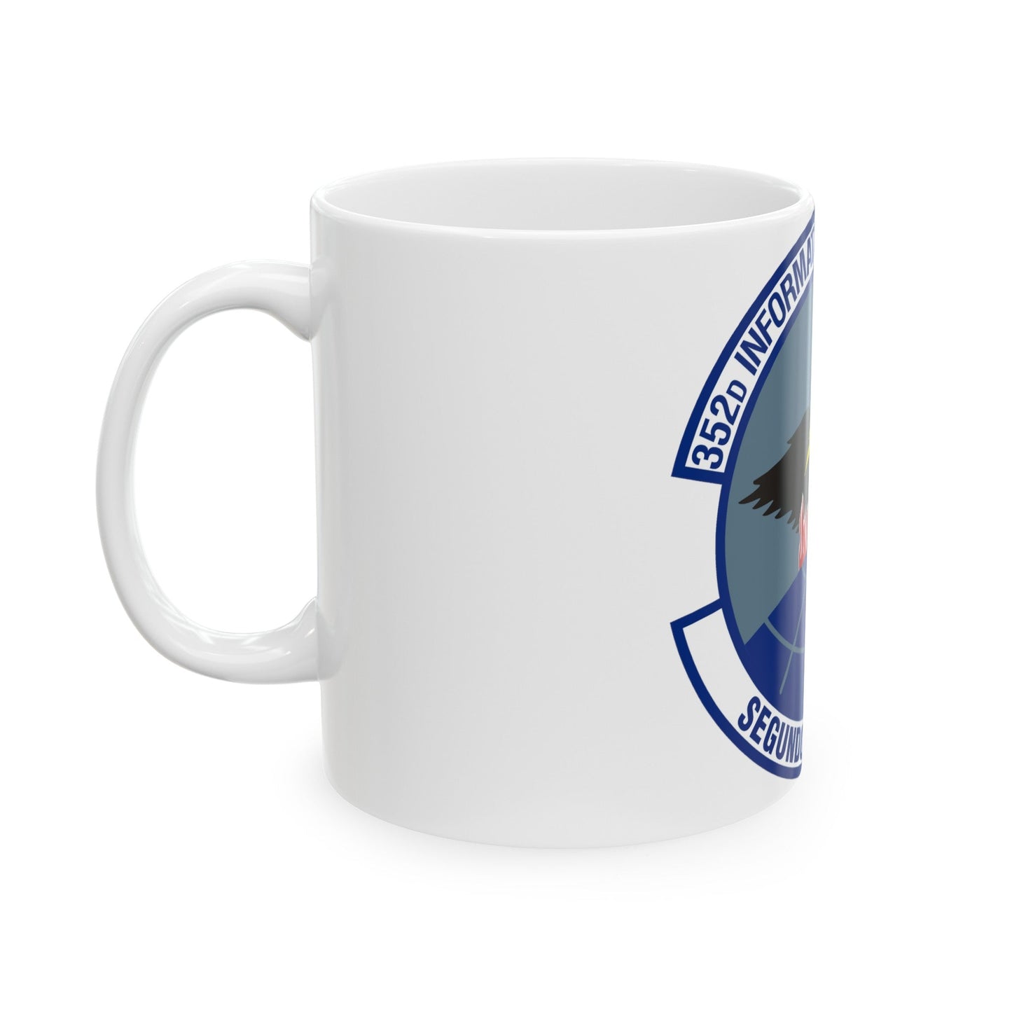 352d Information Operations Squadron (U.S. Air Force) White Coffee Mug-The Sticker Space