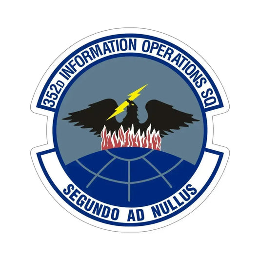 352d Information Operations Squadron (U.S. Air Force) STICKER Vinyl Die-Cut Decal 6 Inch - The Sticker Space