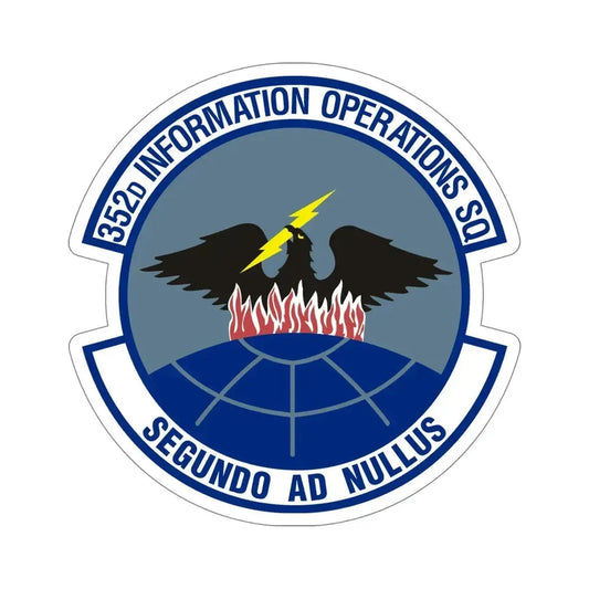 352d Information Operations Squadron (U.S. Air Force) STICKER Vinyl Die-Cut Decal 6 Inch - The Sticker Space