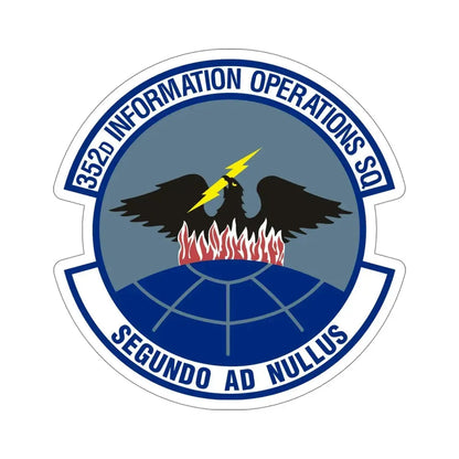352d Information Operations Squadron (U.S. Air Force) STICKER Vinyl Die-Cut Decal - The Sticker Space