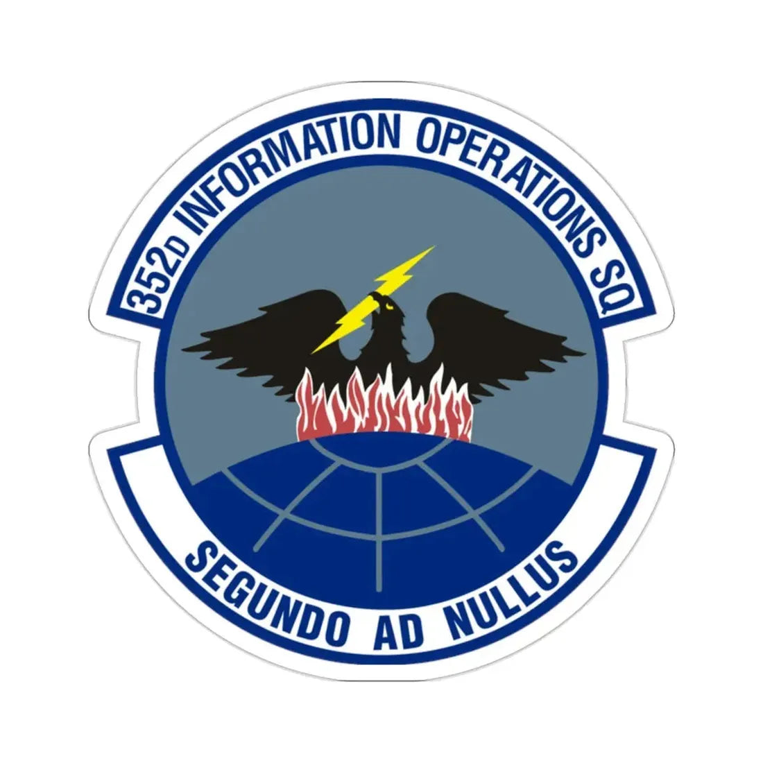 352d Information Operations Squadron (U.S. Air Force) STICKER Vinyl Die-Cut Decal - The Sticker Space