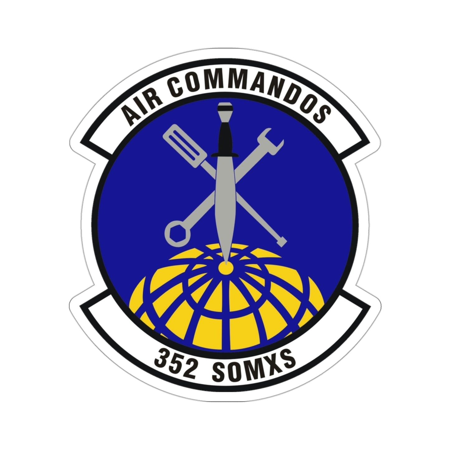 352d Special Operations Maintenance Squadron (U.S. Air Force) STICKER Vinyl Die-Cut Decal-3 Inch-The Sticker Space