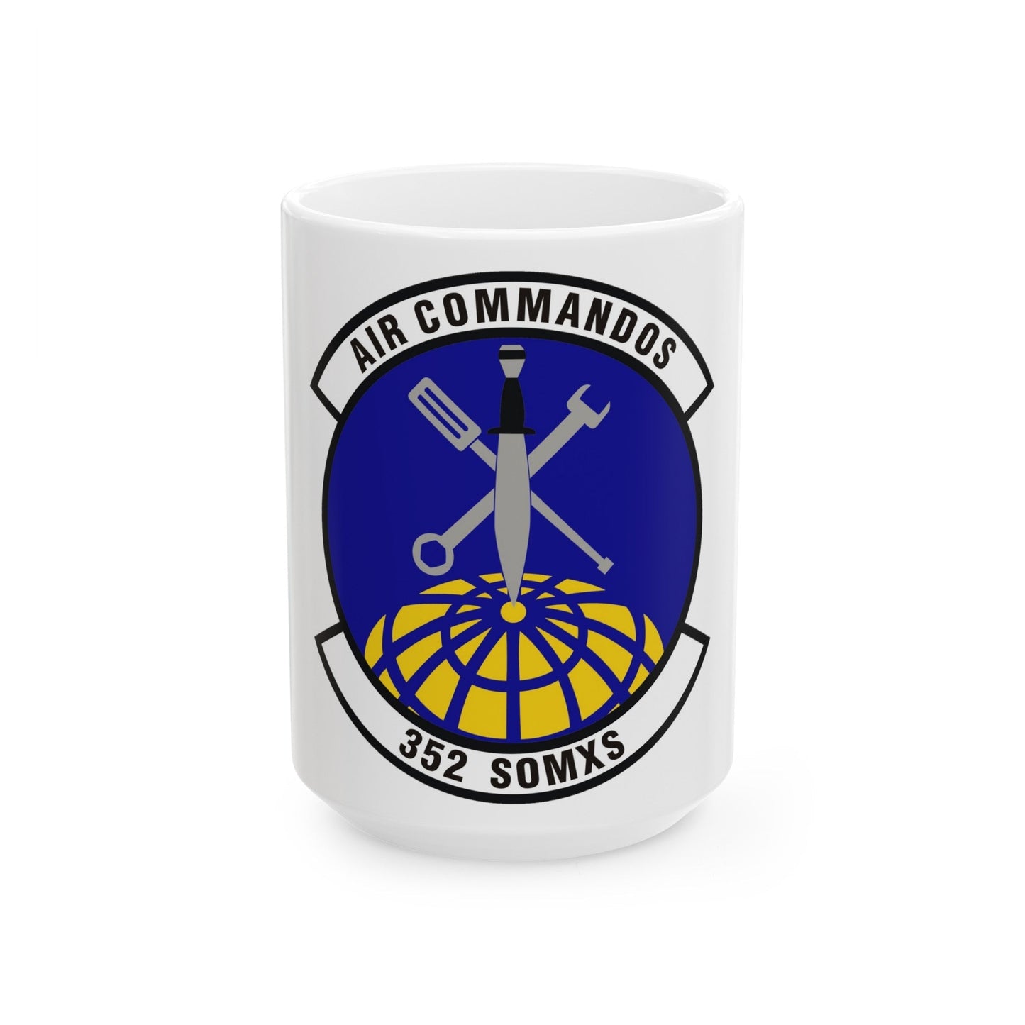 352d Special Operations Maintenance Squadron (U.S. Air Force) White Coffee Mug-15oz-The Sticker Space