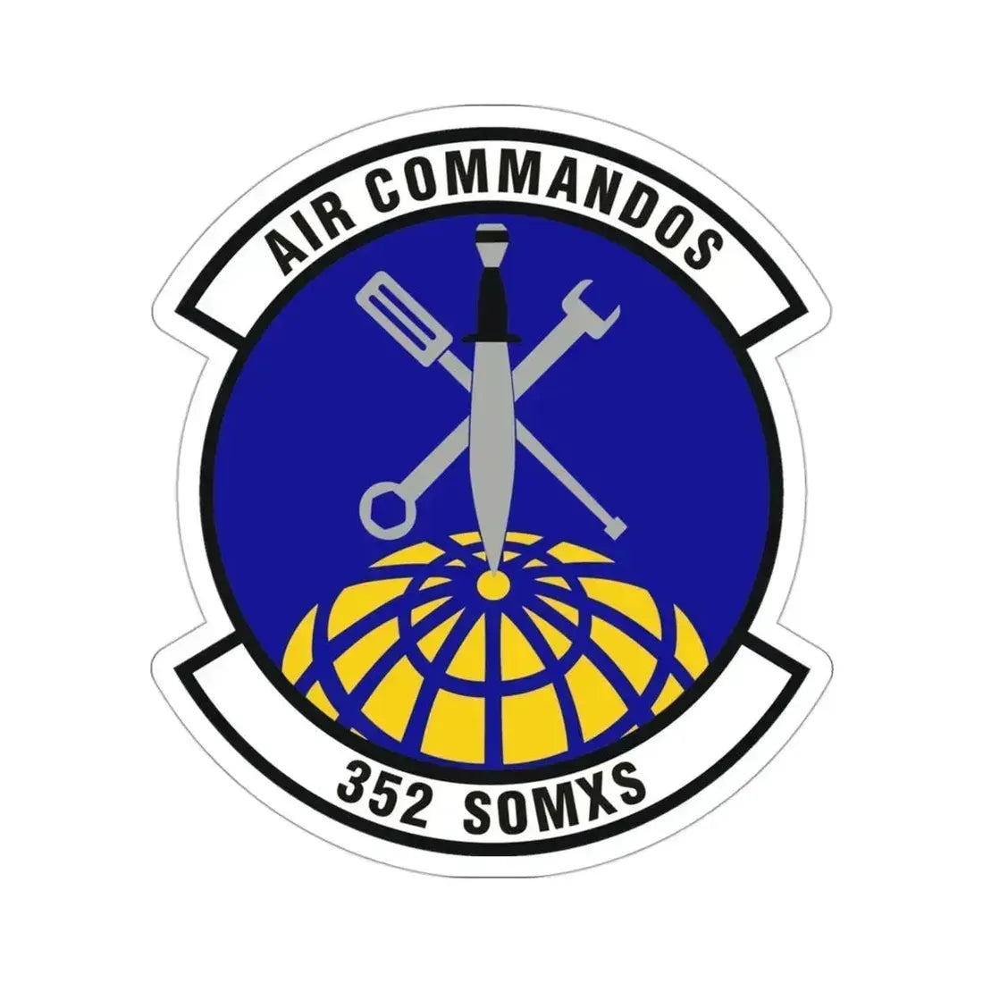 352d Special Operations Maintenance Squadron (U.S. Air Force) STICKER Vinyl Die-Cut Decal 3 Inch - The Sticker Space