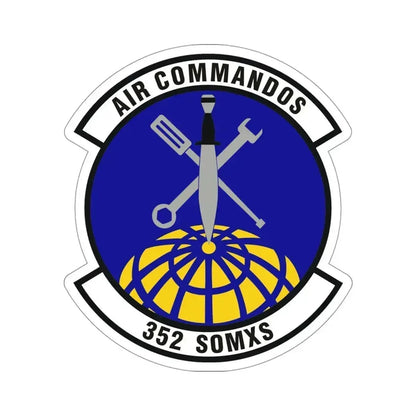 352d Special Operations Maintenance Squadron (U.S. Air Force) STICKER Vinyl Die-Cut Decal 4 Inch - The Sticker Space