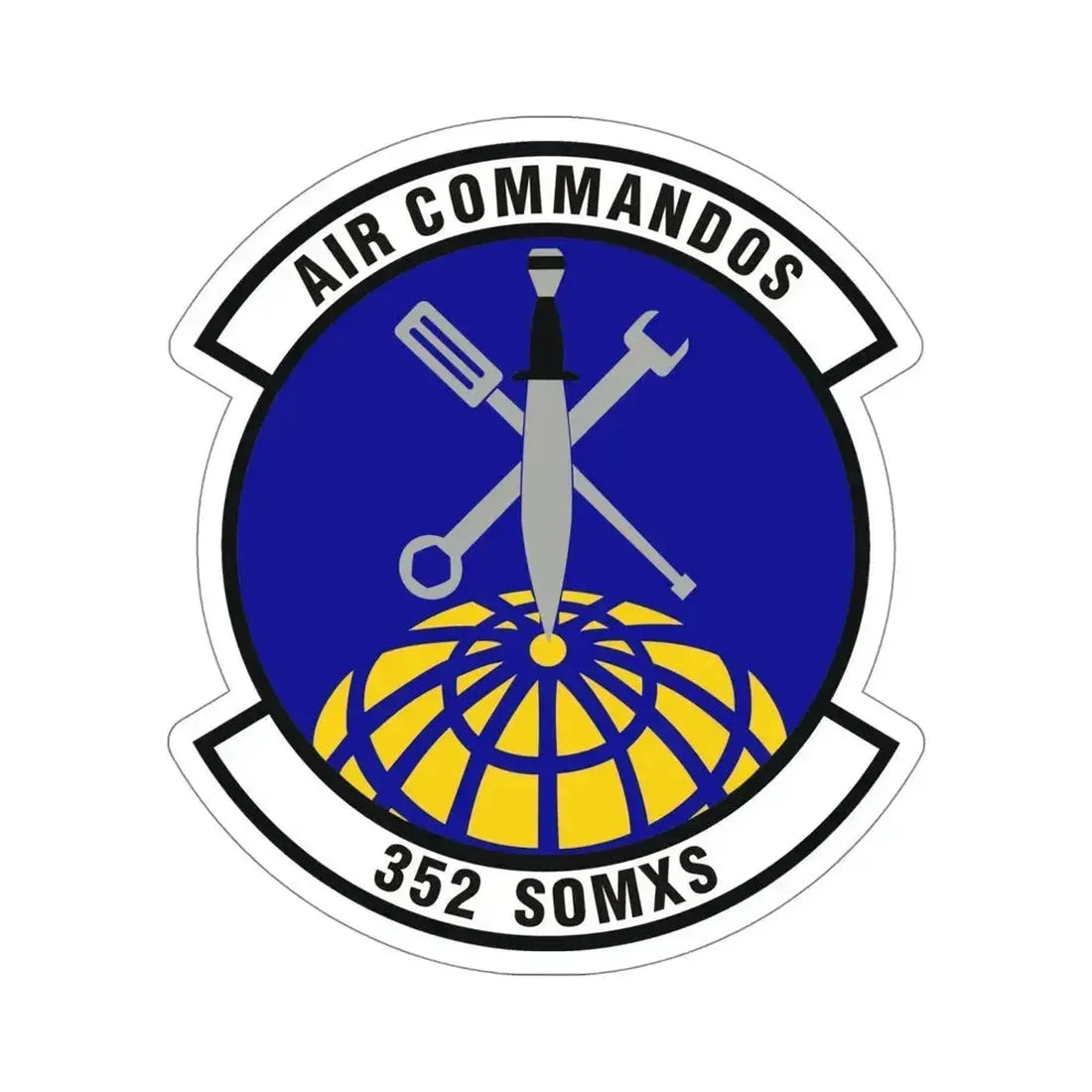 352d Special Operations Maintenance Squadron (U.S. Air Force) STICKER Vinyl Die-Cut Decal 5 Inch - The Sticker Space