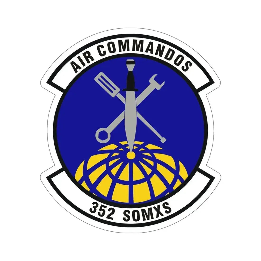 352d Special Operations Maintenance Squadron (U.S. Air Force) STICKER Vinyl Die-Cut Decal - The Sticker Space