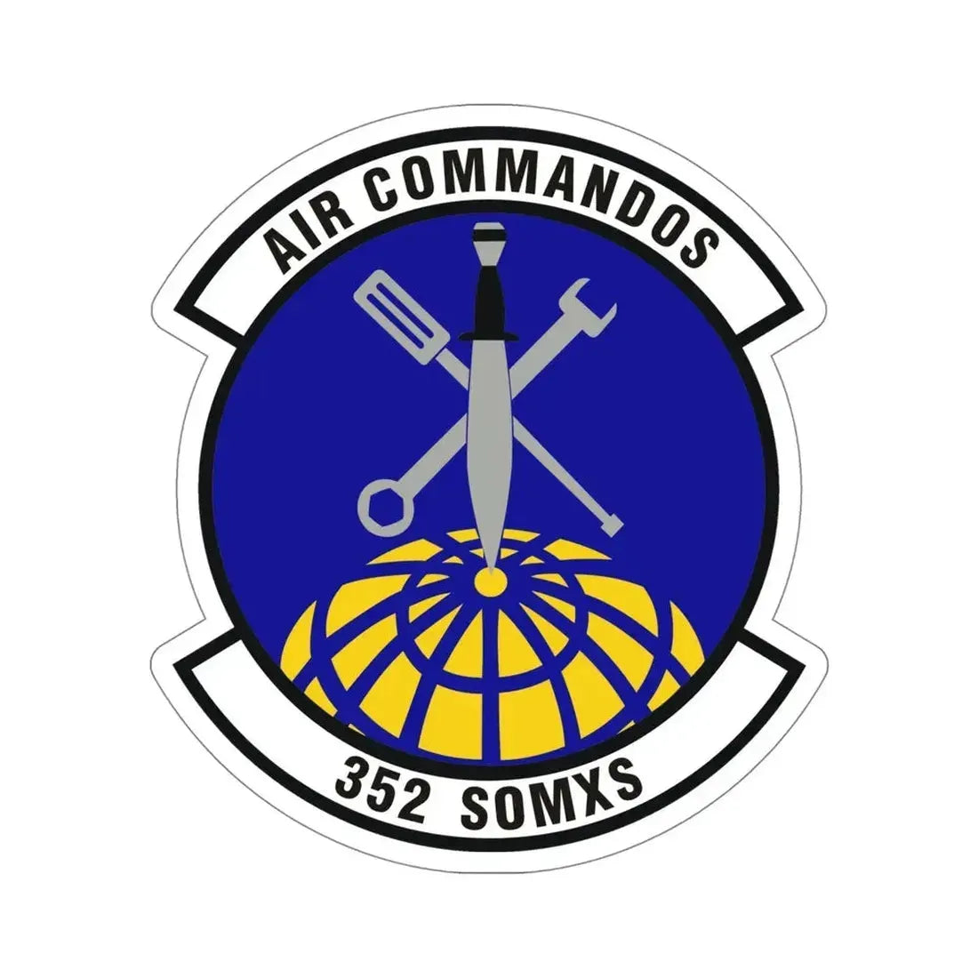352d Special Operations Maintenance Squadron (U.S. Air Force) STICKER Vinyl Die-Cut Decal - The Sticker Space