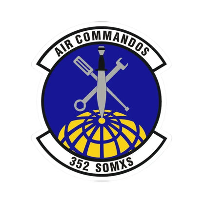 352d Special Operations Maintenance Squadron (U.S. Air Force) STICKER Vinyl Kiss-Cut Decal 2 Inch White - The Sticker Space