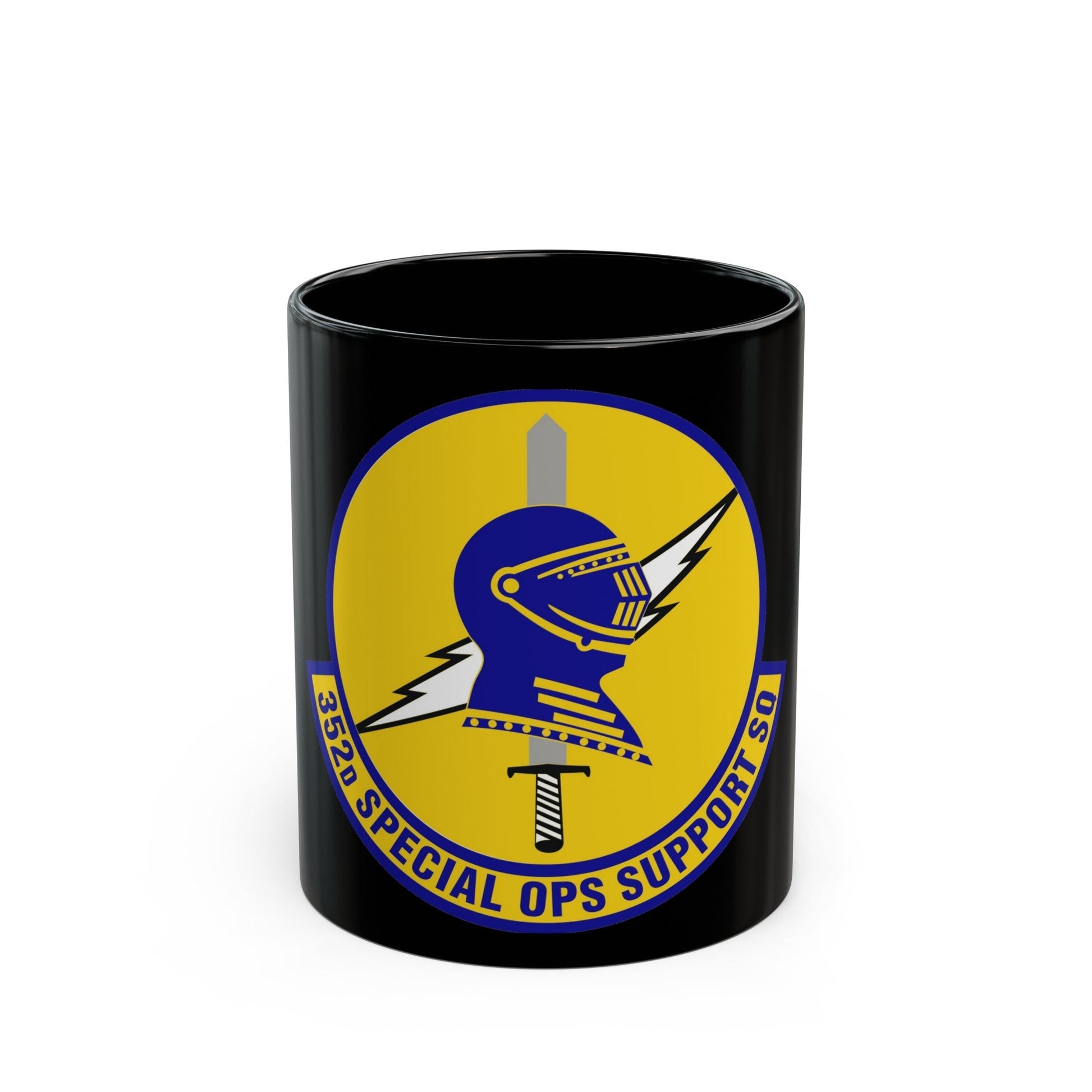 352d Special Operations Support Squadron (U.S. Air Force) Black Coffee Mug-11oz-The Sticker Space