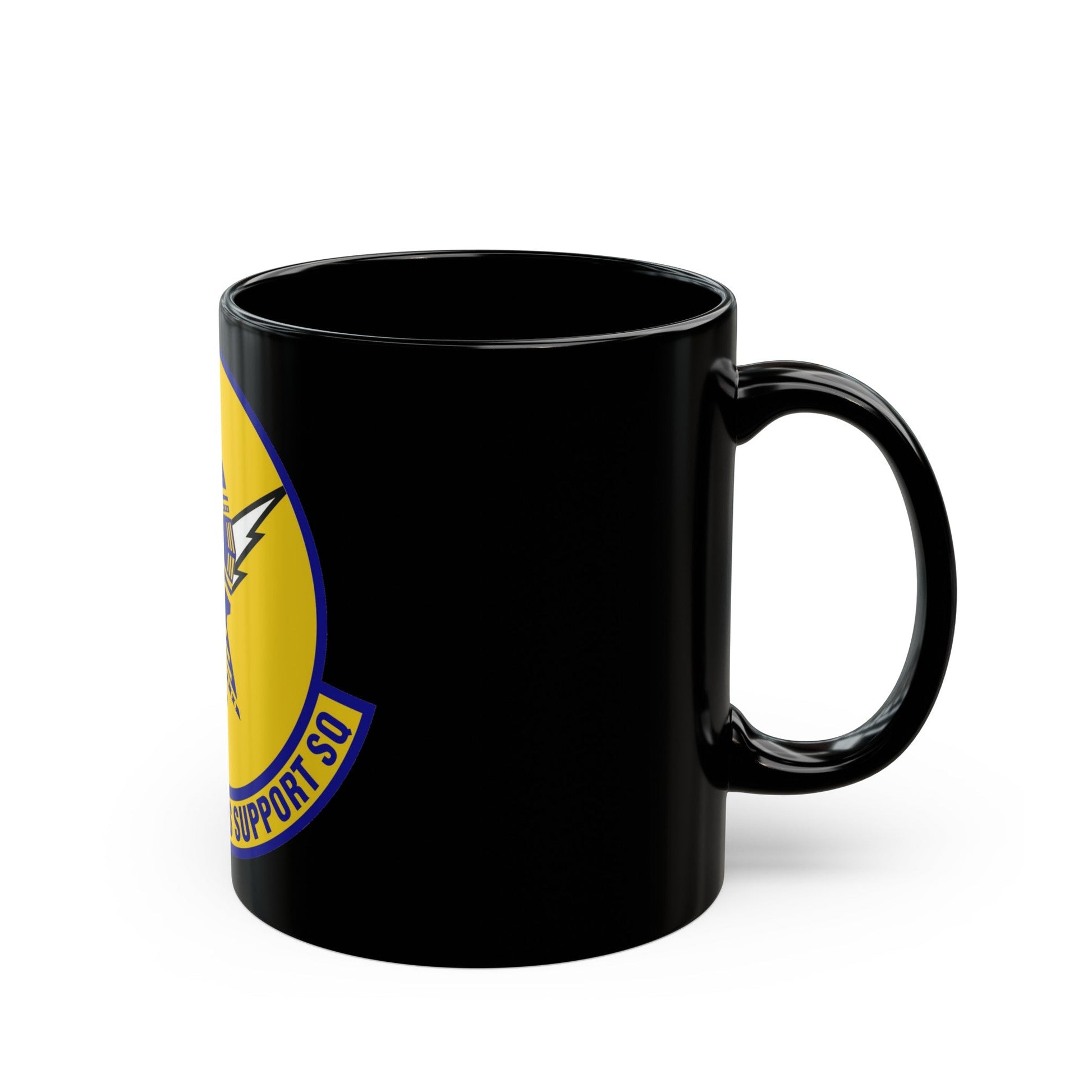 352d Special Operations Support Squadron (U.S. Air Force) Black Coffee Mug-The Sticker Space