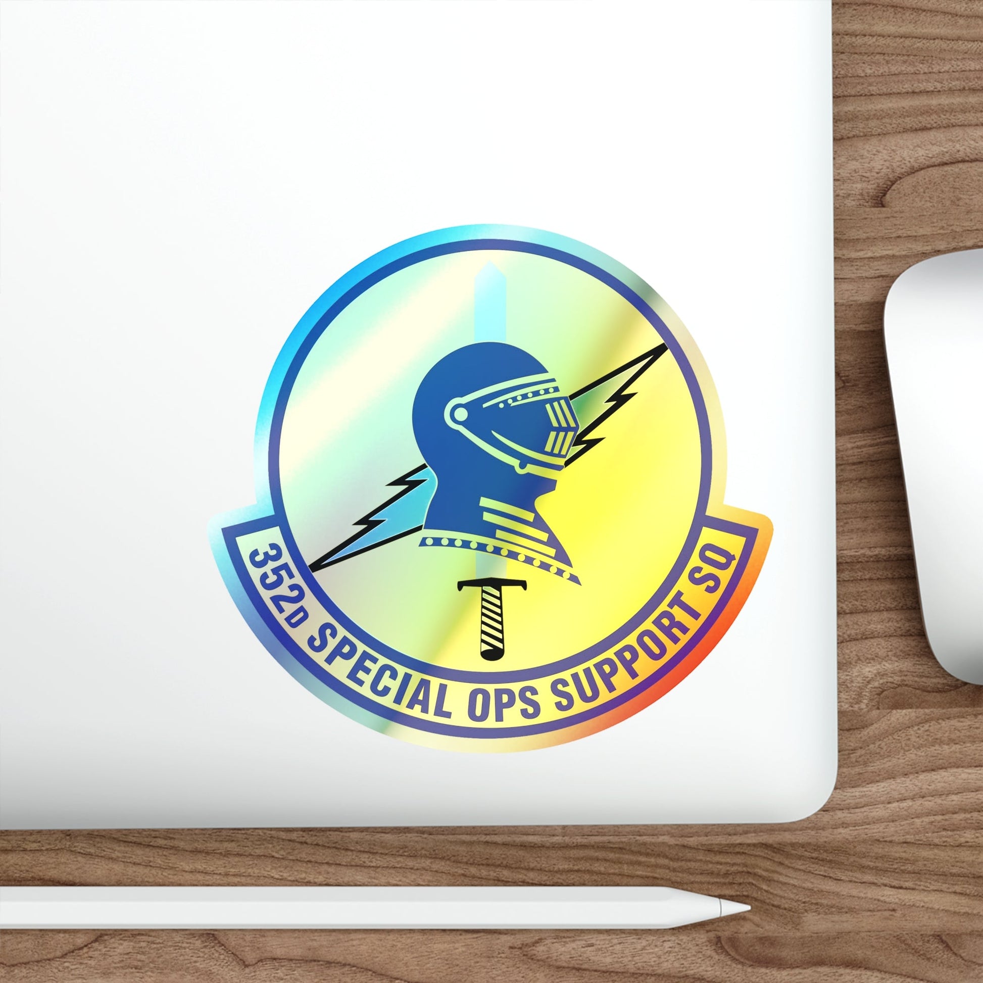 352d Special Operations Support Squadron (U.S. Air Force) Holographic STICKER Die-Cut Vinyl Decal-The Sticker Space