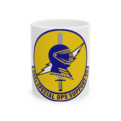 352d Special Operations Support Squadron (U.S. Air Force) White Coffee Mug-11oz-The Sticker Space