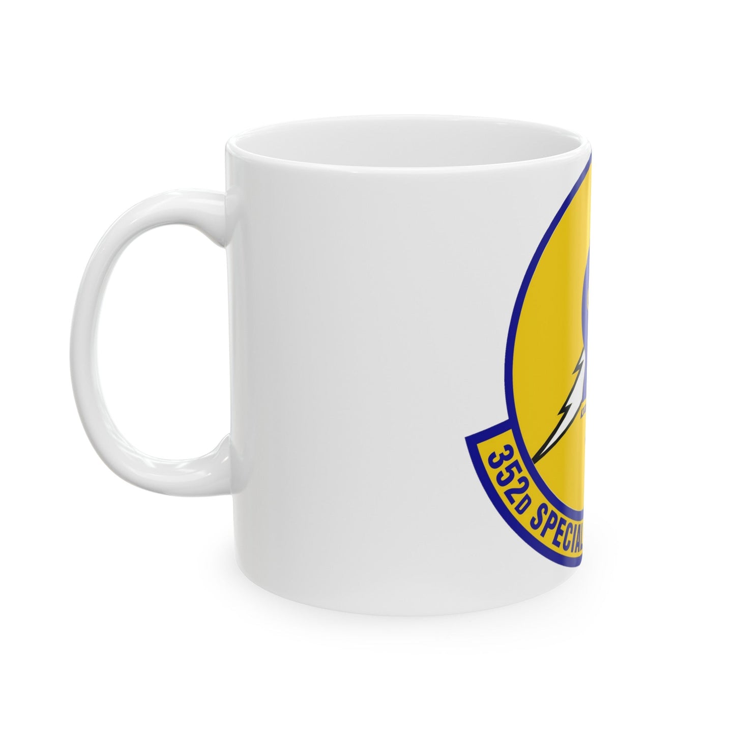 352d Special Operations Support Squadron (U.S. Air Force) White Coffee Mug-The Sticker Space