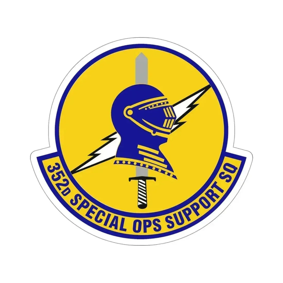 352d Special Operations Support Squadron (U.S. Air Force) STICKER Vinyl Die-Cut Decal 4 Inch - The Sticker Space