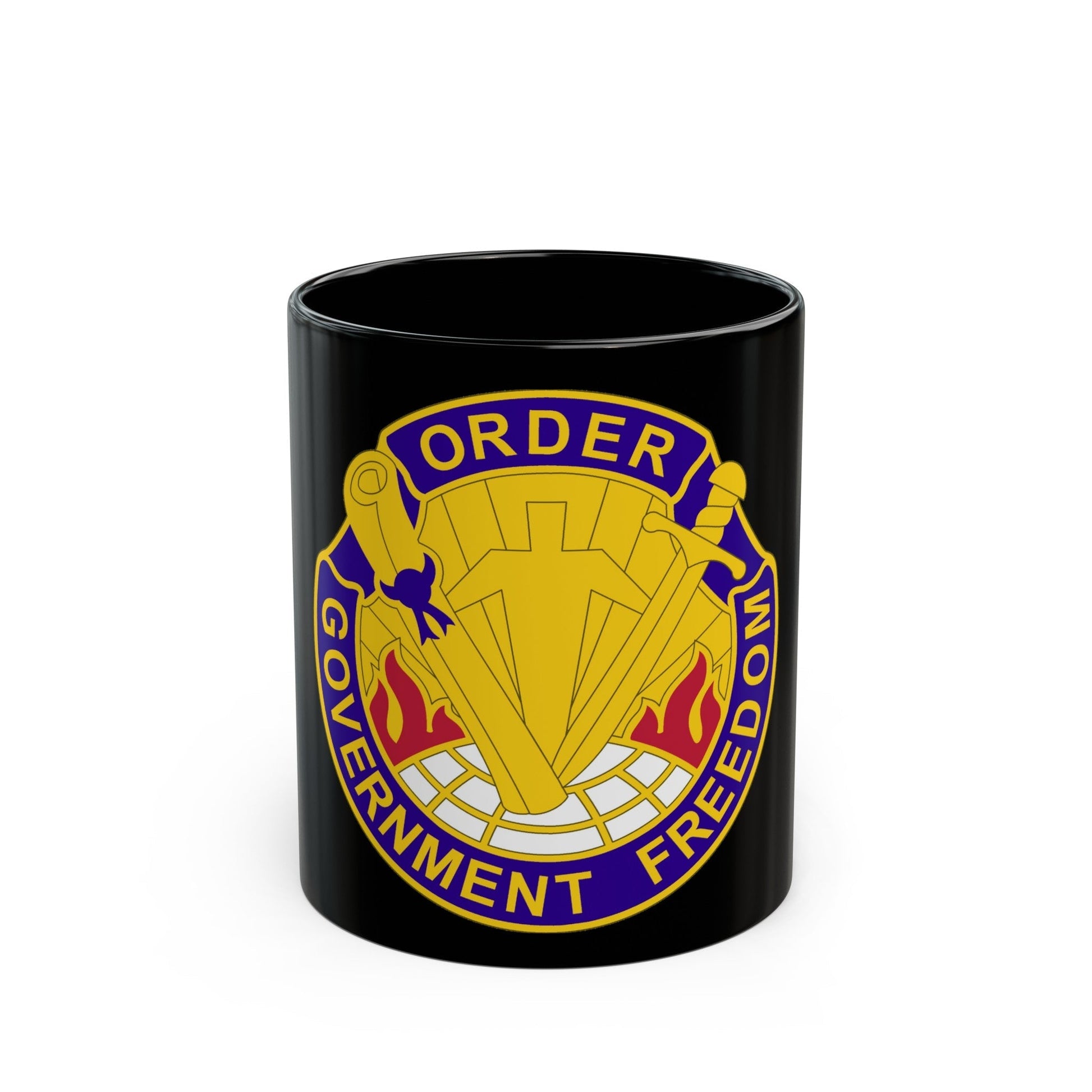 353 Civil Affairs Command 2 (U.S. Army) Black Coffee Mug-11oz-The Sticker Space