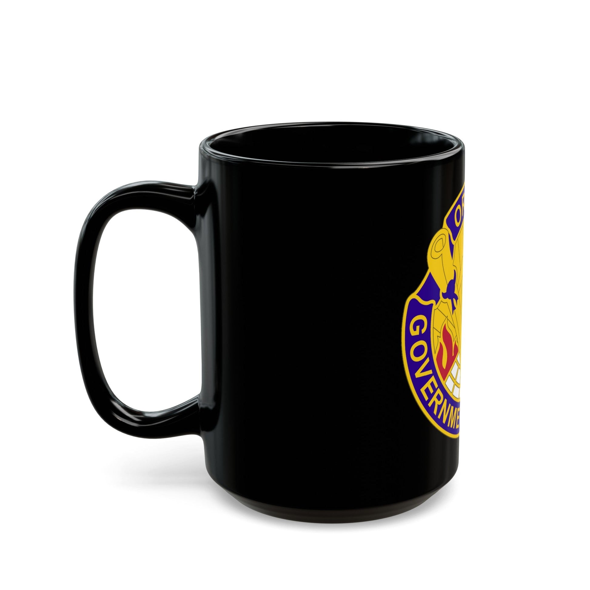 353 Civil Affairs Command 2 (U.S. Army) Black Coffee Mug-The Sticker Space