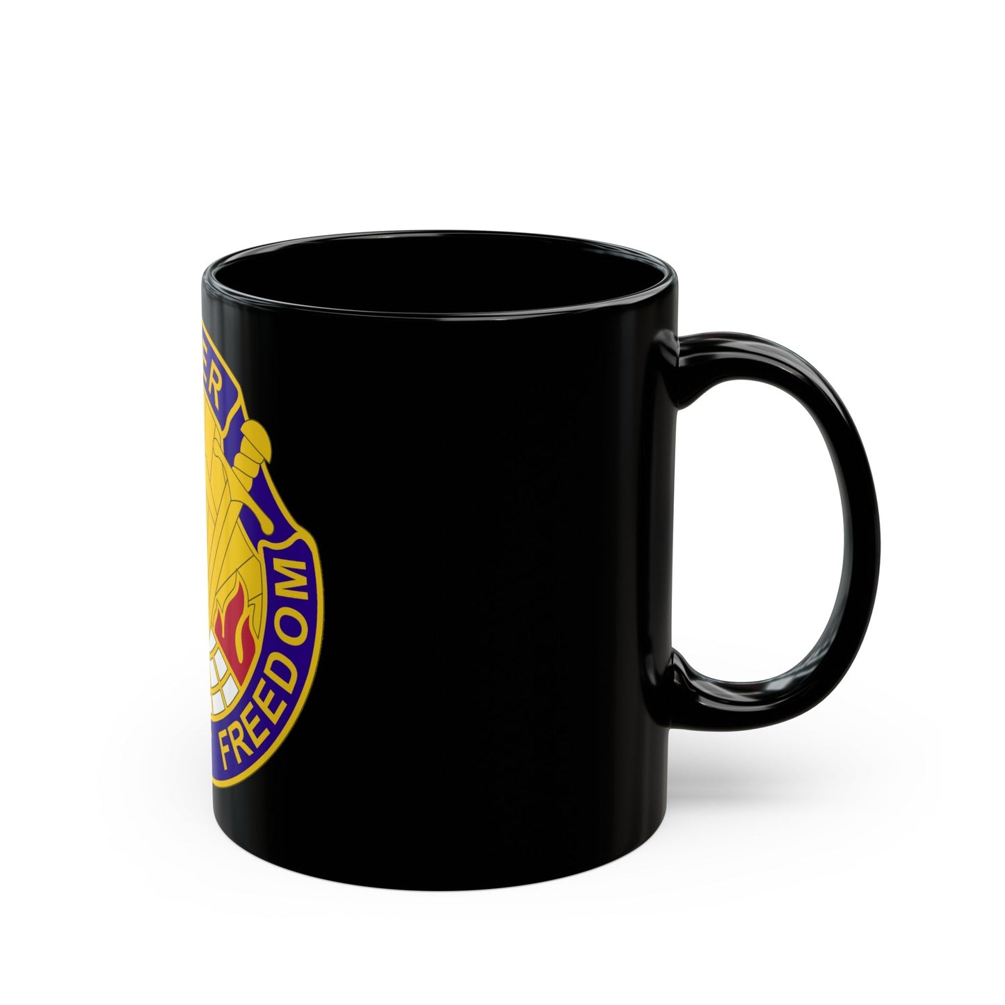 353 Civil Affairs Command 2 (U.S. Army) Black Coffee Mug-The Sticker Space