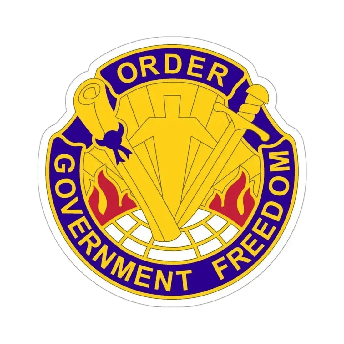 353 Civil Affairs Command 2 (U.S. Army) STICKER Vinyl Die-Cut Decal 3 Inch - The Sticker Space