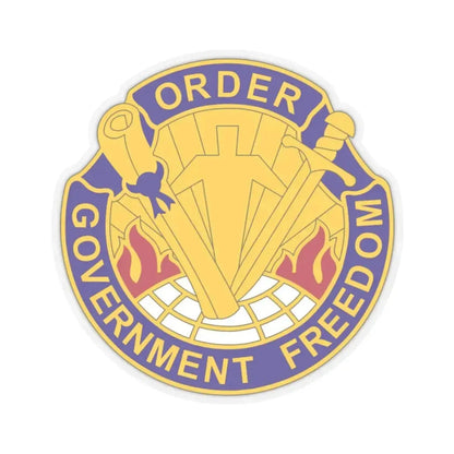 353 Civil Affairs Command 2 (U.S. Army) STICKER Vinyl Kiss-Cut Decal 2 Inch Transparent - The Sticker Space