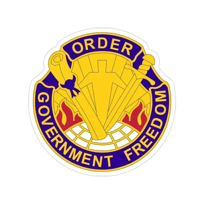 353 Civil Affairs Command 2 (U.S. Army) Transparent STICKER Die-Cut Vinyl Decal 4 Inch - The Sticker Space