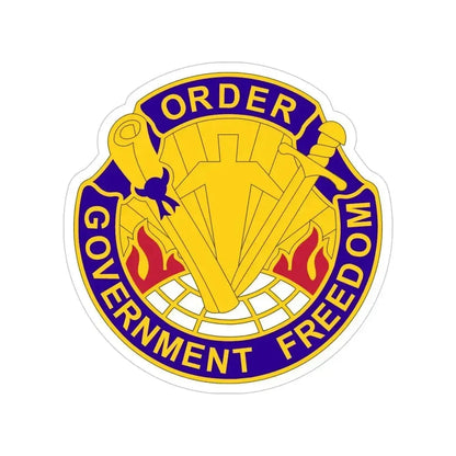 353 Civil Affairs Command 2 (U.S. Army) Transparent STICKER Die-Cut Vinyl Decal 5 Inch - The Sticker Space