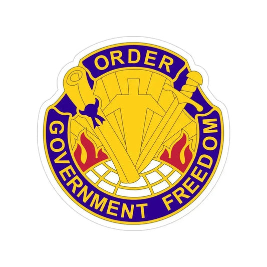 353 Civil Affairs Command 2 (U.S. Army) Transparent STICKER Die-Cut Vinyl Decal 6 Inch - The Sticker Space