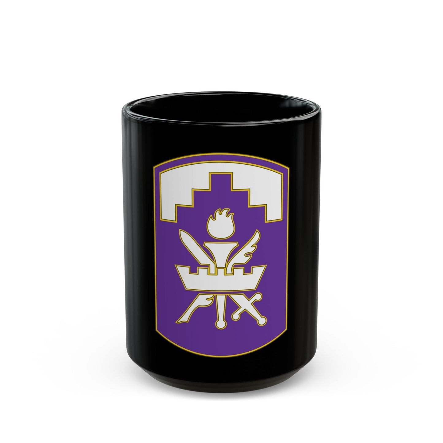 353 Civil Affairs Command 3 (U.S. Army) Black Coffee Mug-15oz-The Sticker Space