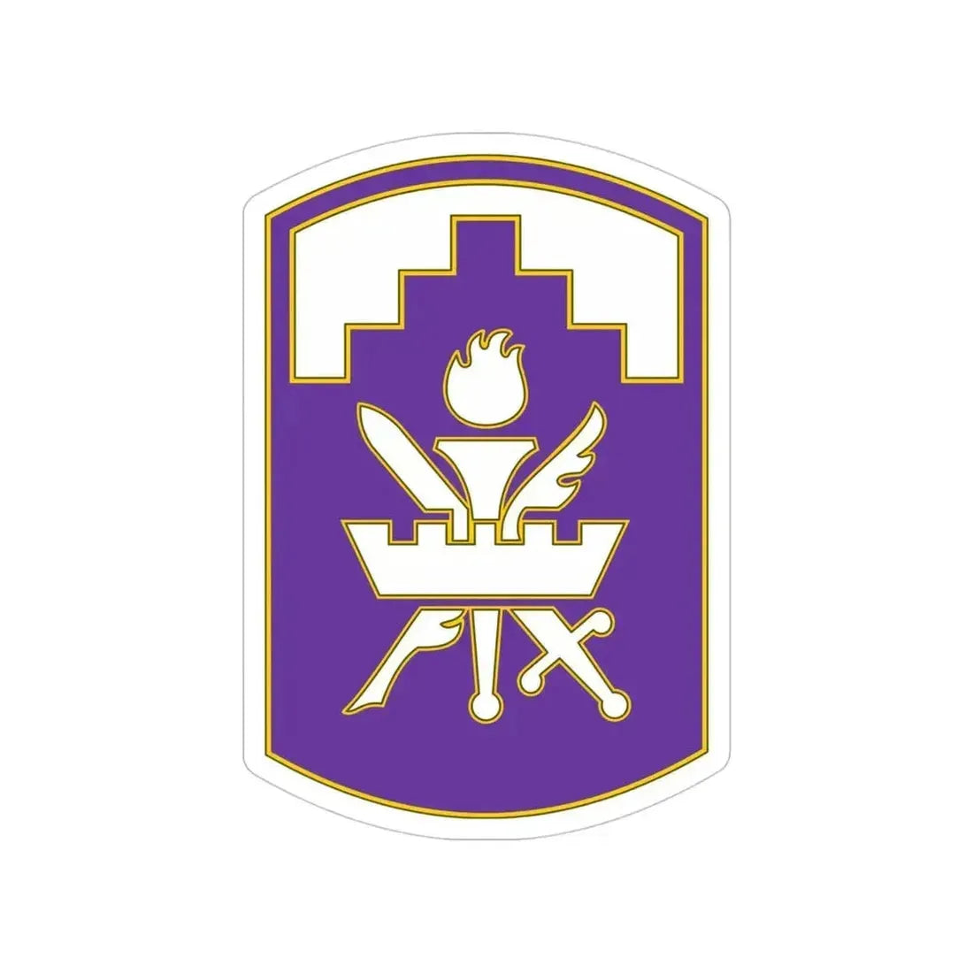 353 Civil Affairs Command 3 (U.S. Army) Transparent STICKER Die-Cut Vinyl Decal 4 Inch - The Sticker Space