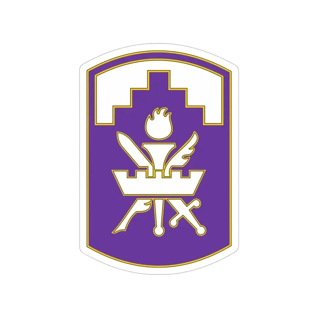 353 Civil Affairs Command 3 (U.S. Army) Transparent STICKER Die-Cut Vinyl Decal 6 Inch - The Sticker Space