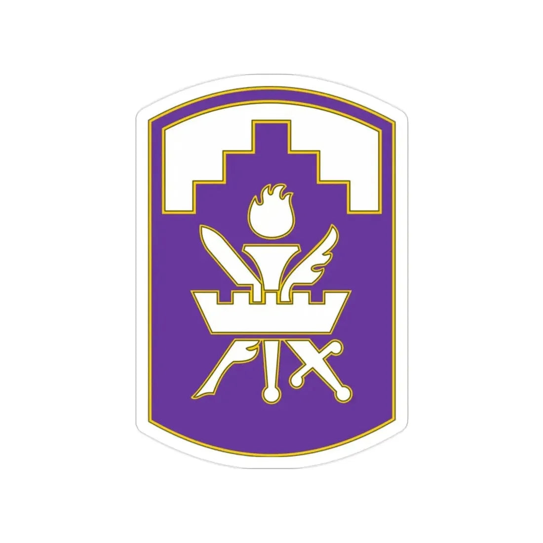 353 Civil Affairs Command 3 (U.S. Army) Transparent STICKER Die-Cut Vinyl Decal - The Sticker Space