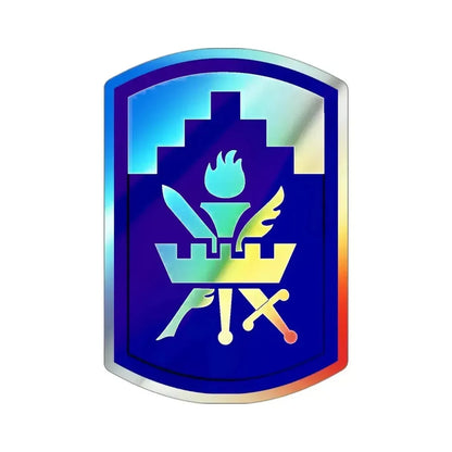 353 Civil Affairs Command (U.S. Army) Holographic STICKER Die-Cut Vinyl Decal 3 Inch Holographic - The Sticker Space