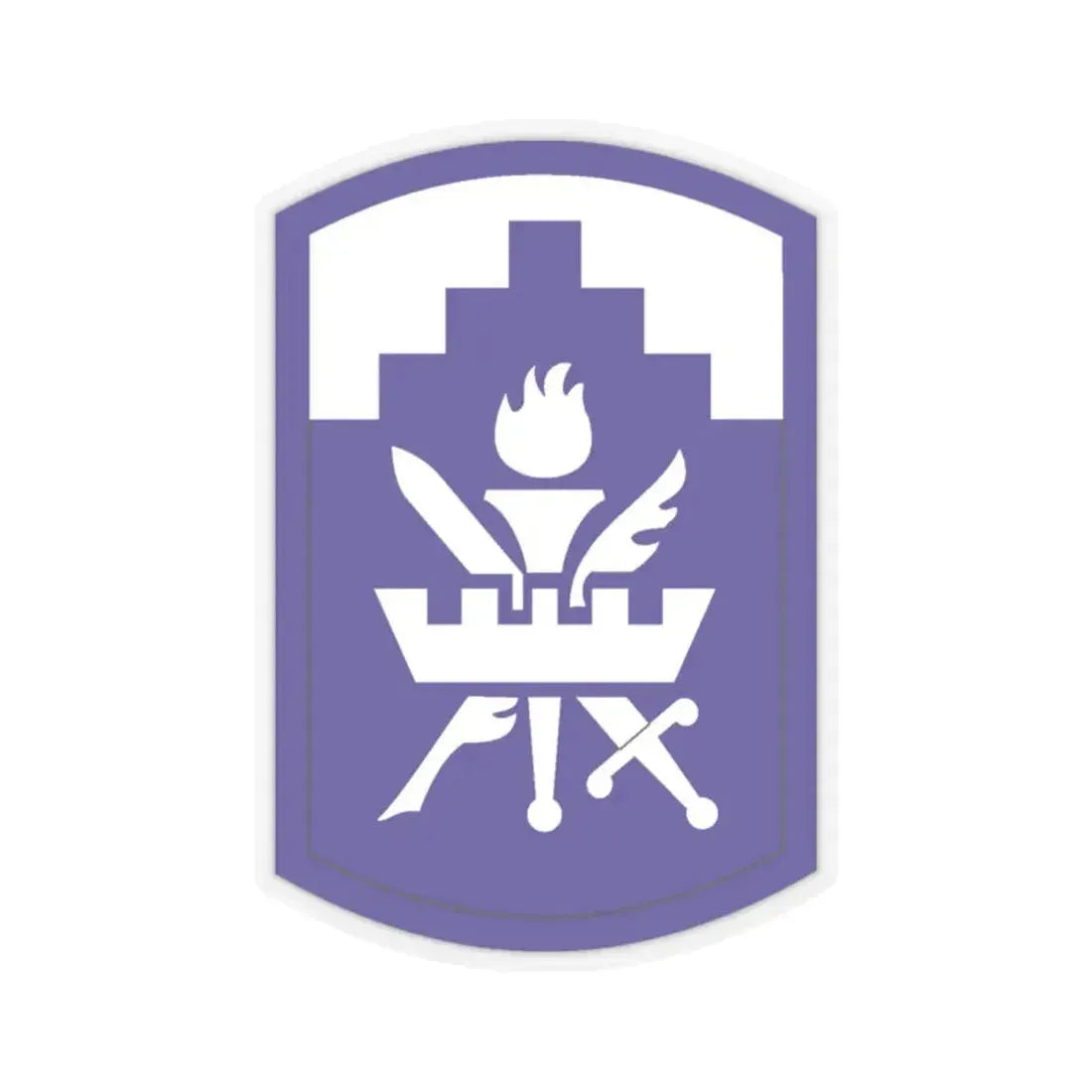 353 Civil Affairs Command (U.S. Army) STICKER Vinyl Kiss-Cut Decal 2 Inch Transparent - The Sticker Space