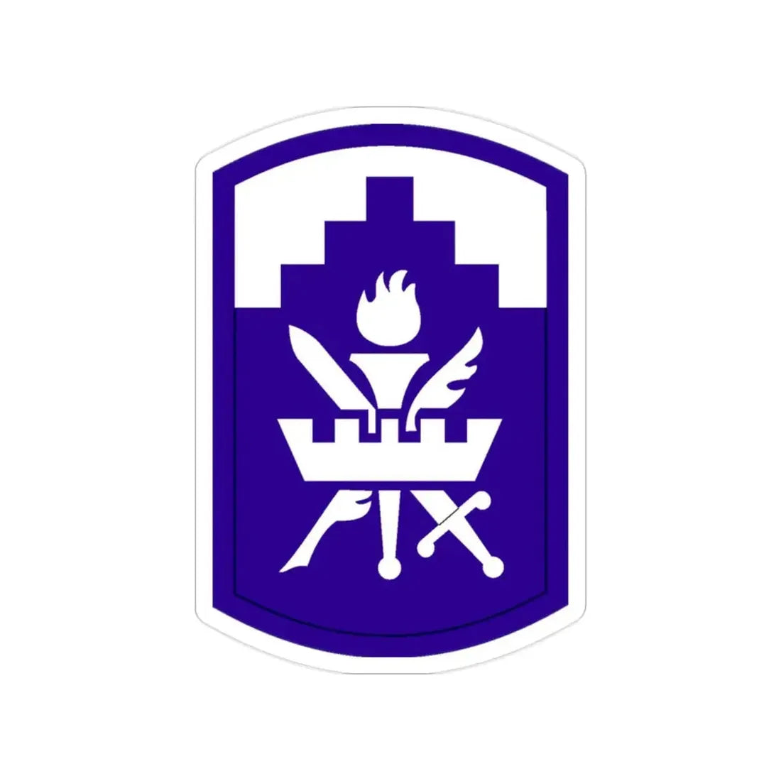 353 Civil Affairs Command (U.S. Army) Transparent STICKER Die-Cut Vinyl Decal 2 Inch - The Sticker Space