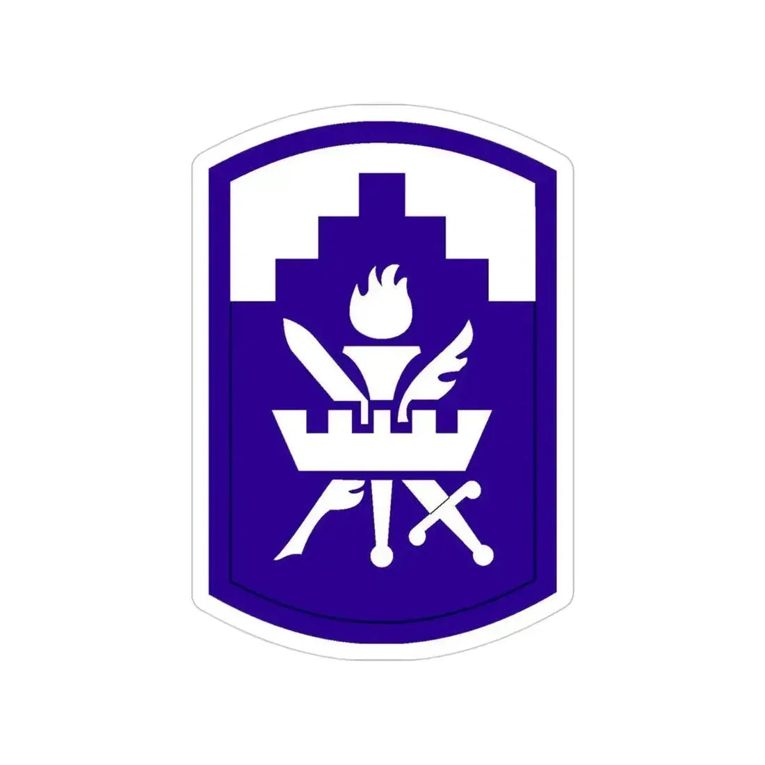 353 Civil Affairs Command (U.S. Army) Transparent STICKER Die-Cut Vinyl Decal 4 Inch - The Sticker Space