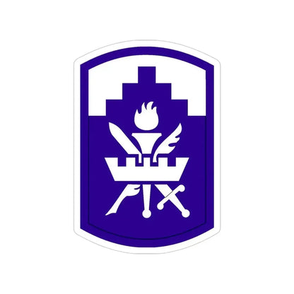 353 Civil Affairs Command (U.S. Army) Transparent STICKER Die-Cut Vinyl Decal 4 Inch - The Sticker Space