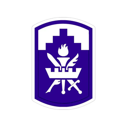 353 Civil Affairs Command (U.S. Army) Transparent STICKER Die-Cut Vinyl Decal 4 Inch - The Sticker Space