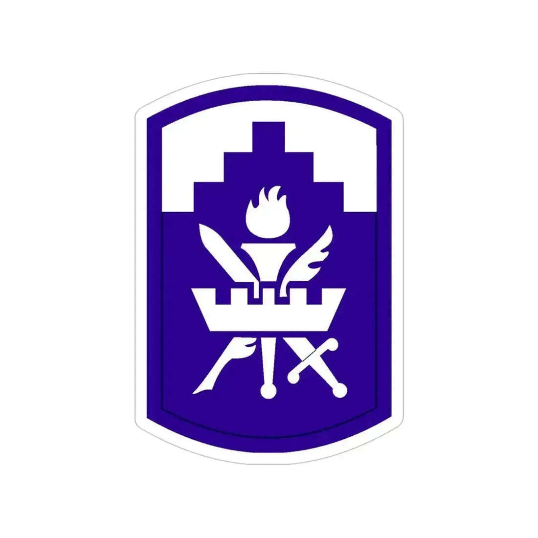 353 Civil Affairs Command (U.S. Army) Transparent STICKER Die-Cut Vinyl Decal 5 Inch - The Sticker Space