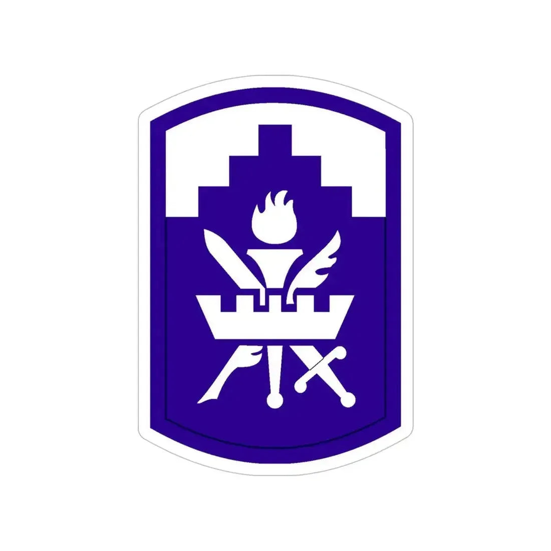 353 Civil Affairs Command (U.S. Army) Transparent STICKER Die-Cut Vinyl Decal - The Sticker Space