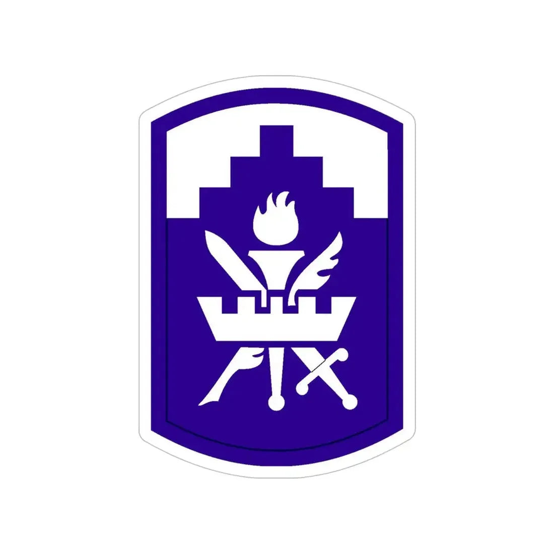 353 Civil Affairs Command (U.S. Army) Transparent STICKER Die-Cut Vinyl Decal - The Sticker Space