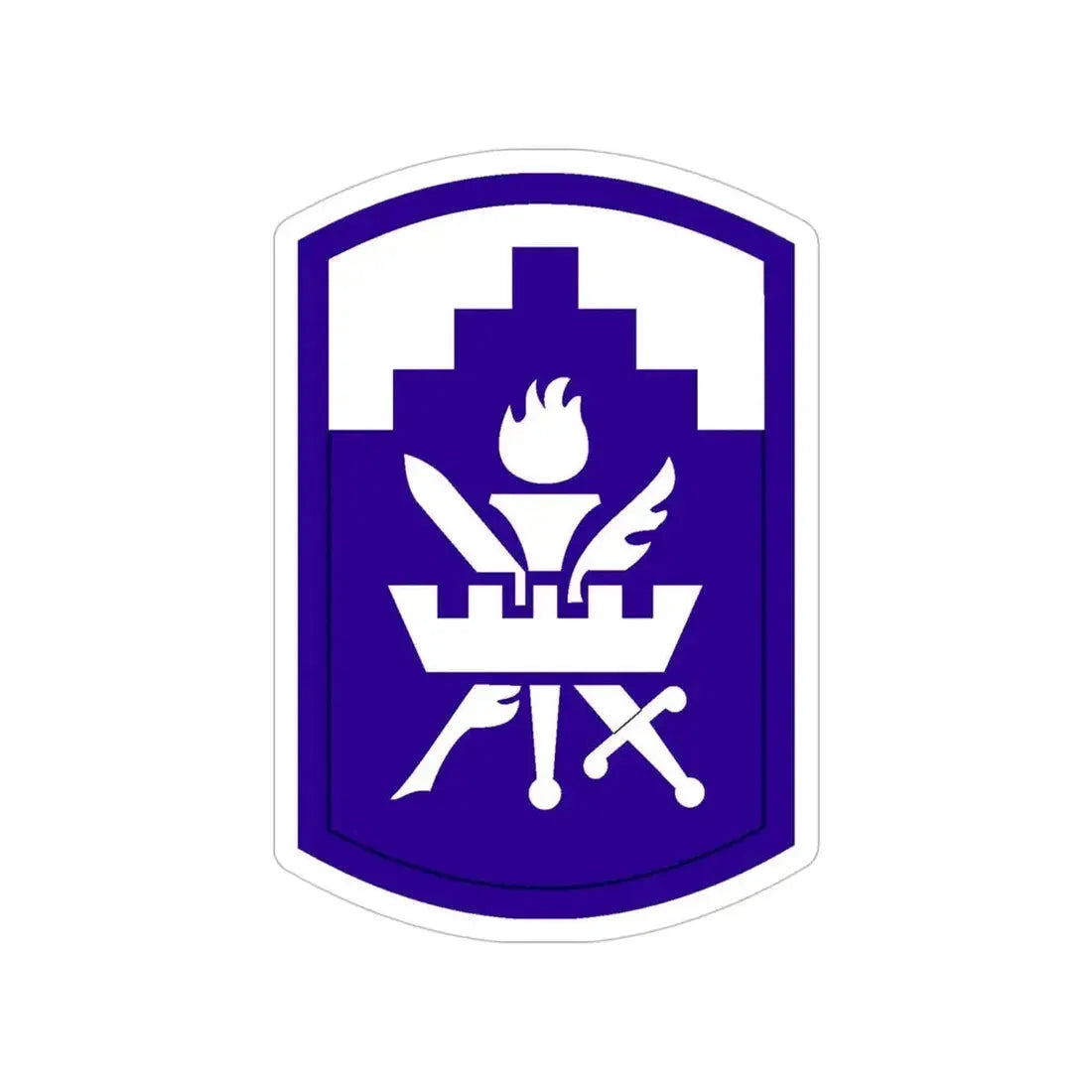 353 Civil Affairs Command (U.S. Army) Transparent STICKER Die-Cut Vinyl Decal - The Sticker Space