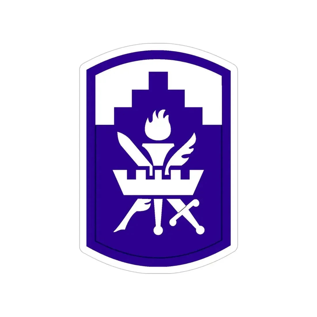 353 Civil Affairs Command (U.S. Army) Transparent STICKER Die-Cut Vinyl Decal - The Sticker Space