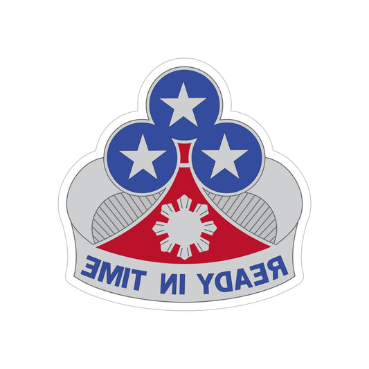 353 Engineer Group (U.S. Army) REVERSE PRINT Transparent STICKER-6" × 6"-The Sticker Space