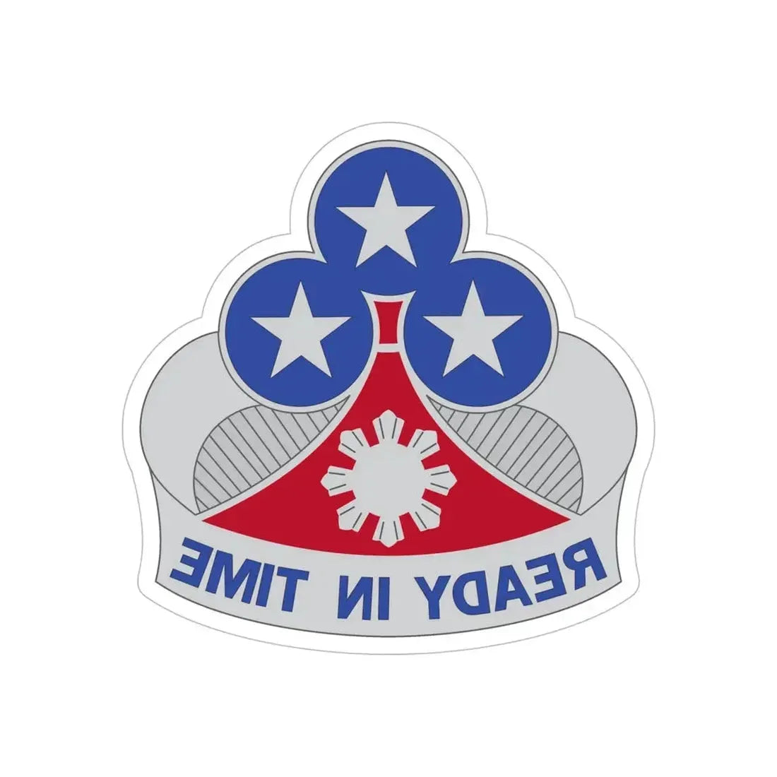 353 Engineer Group (U.S. Army) REVERSE PRINT Transparent Die-Cut STICKER - The Sticker Space