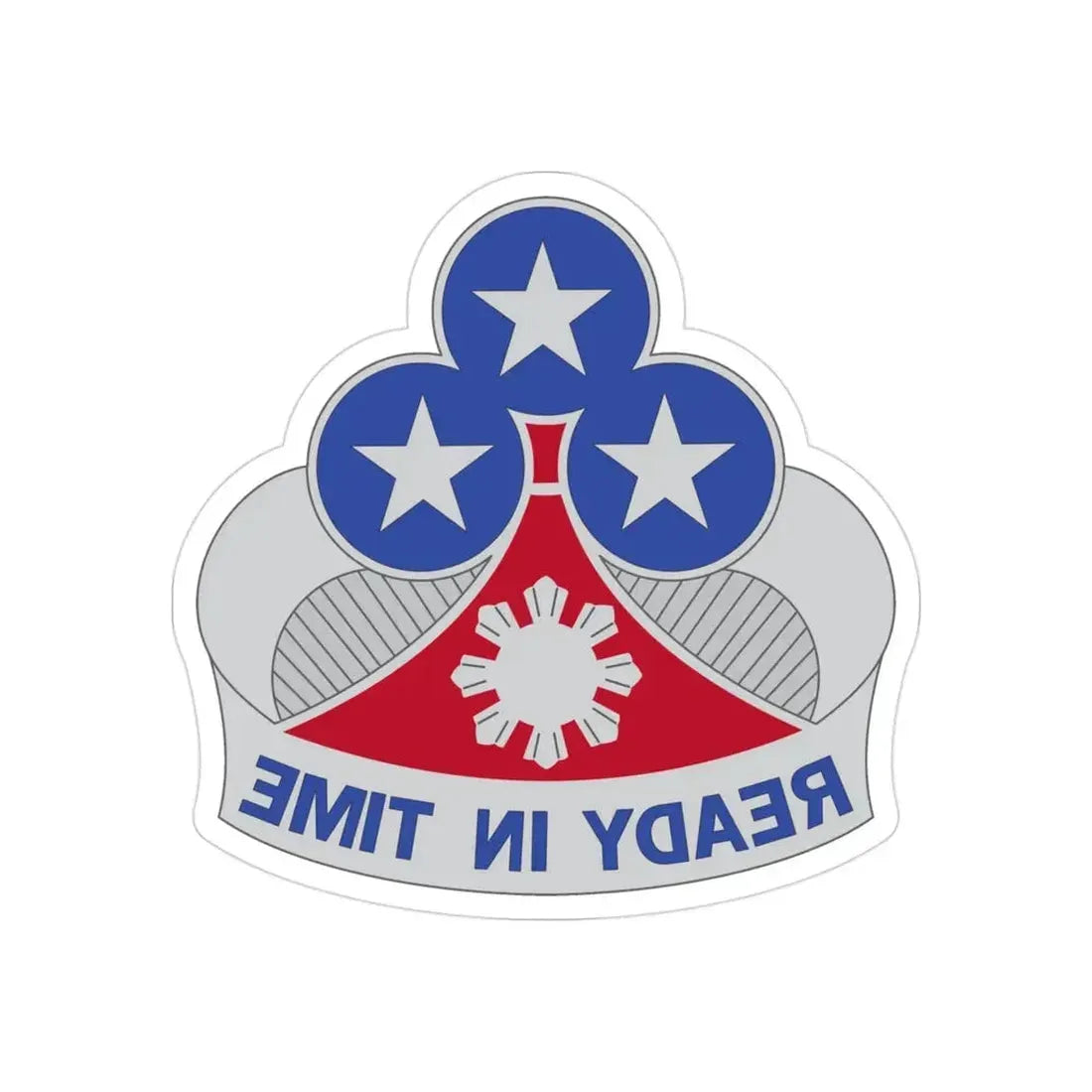 353 Engineer Group (U.S. Army) REVERSE PRINT Transparent Die-Cut STICKER - The Sticker Space