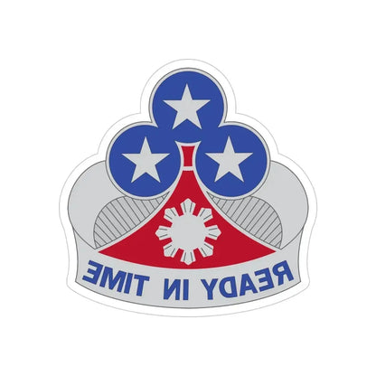 353 Engineer Group (U.S. Army) REVERSE PRINT Transparent Die-Cut STICKER - The Sticker Space