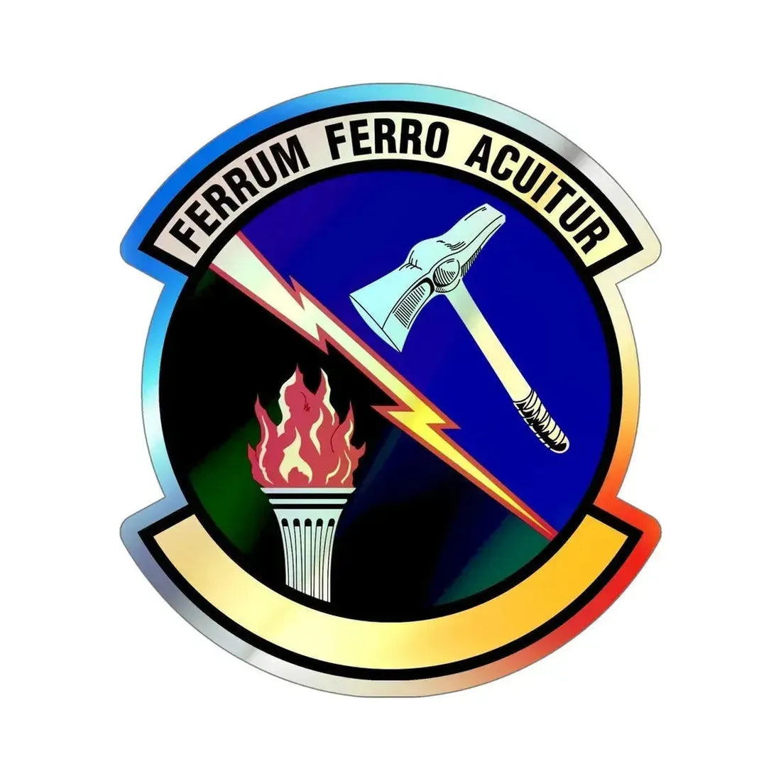 353 Special Warfare Training Squadron AETC (U.S. Air Force) Holographic STICKER Die-Cut Vinyl Decal 6 Inch Holographic - The Sticker Space
