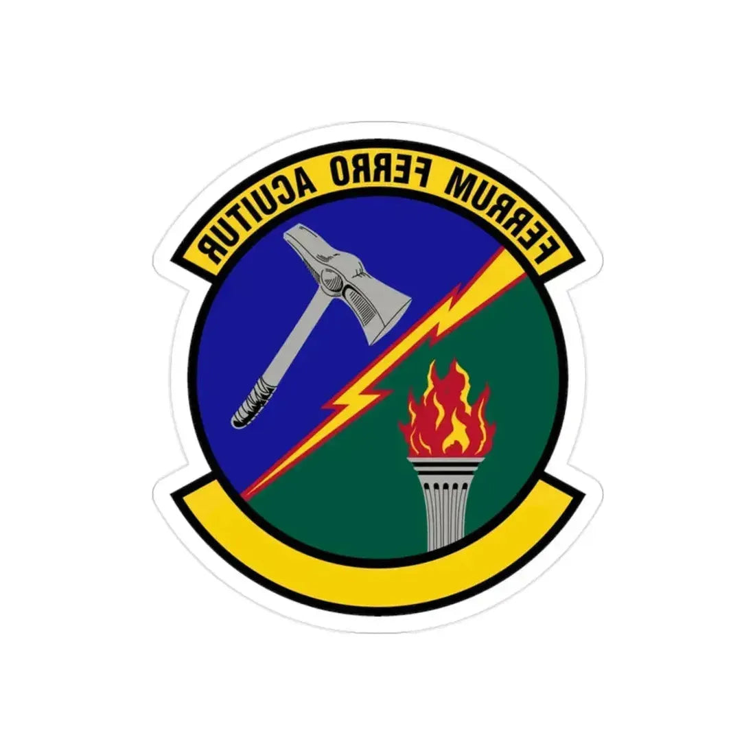 353 Special Warfare Training Squadron AETC (U.S. Air Force) REVERSE PRINT Transparent Die-Cut STICKER 2 Inch Die-Cut Transparent - The Sticker Space