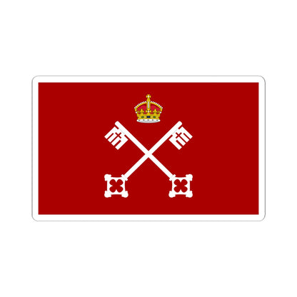 Flag of the Diocese of York (England) STICKER Vinyl Kiss-Cut Decal